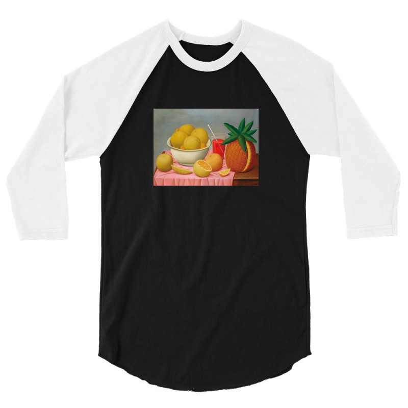 Fernando Botero Fruits 3/4 Sleeve Shirt | Artistshot