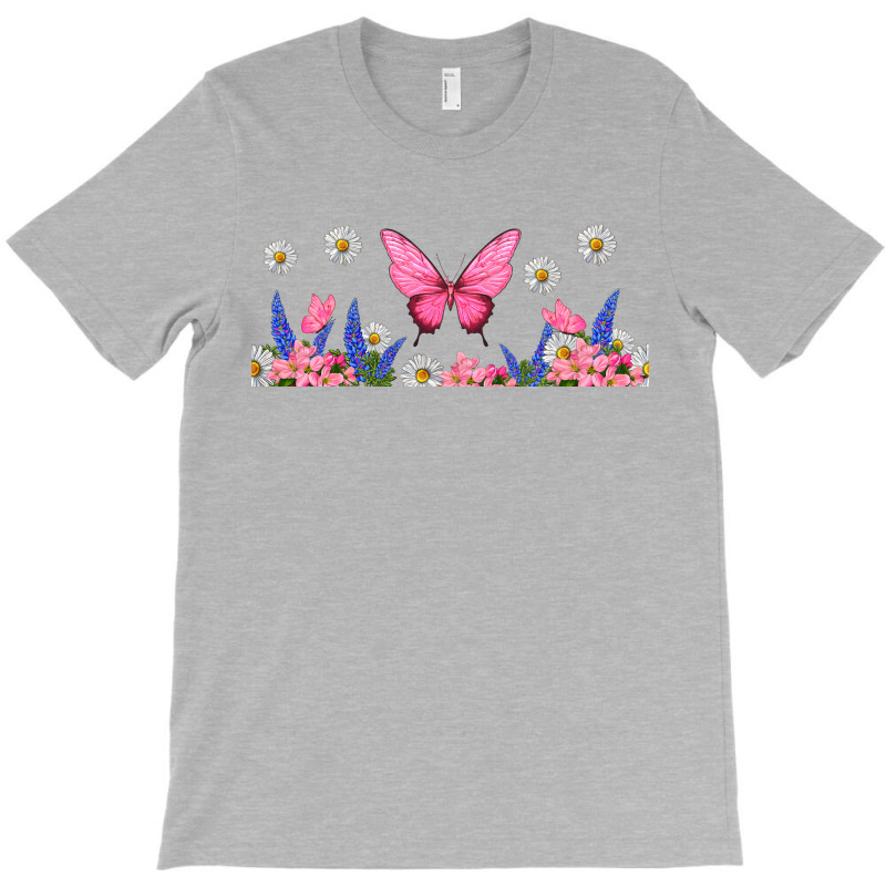 Butterflies And Flowers T-shirt | Artistshot