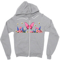 Butterflies And Flowers Zipper Hoodie | Artistshot