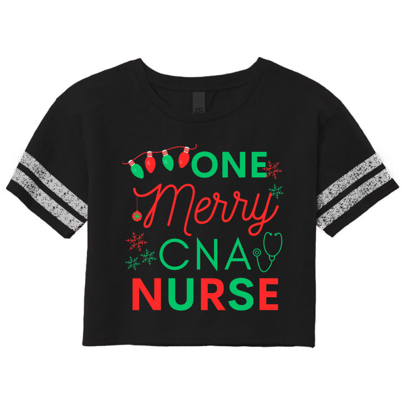 Certified Nursing Assistant One Merry Cna Nurse Ch Scorecard Crop Tee by EmranKwak | Artistshot