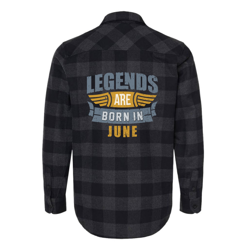 Legend Born June Flannel Shirt | Artistshot