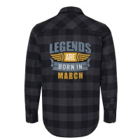 Legend Born March Flannel Shirt | Artistshot