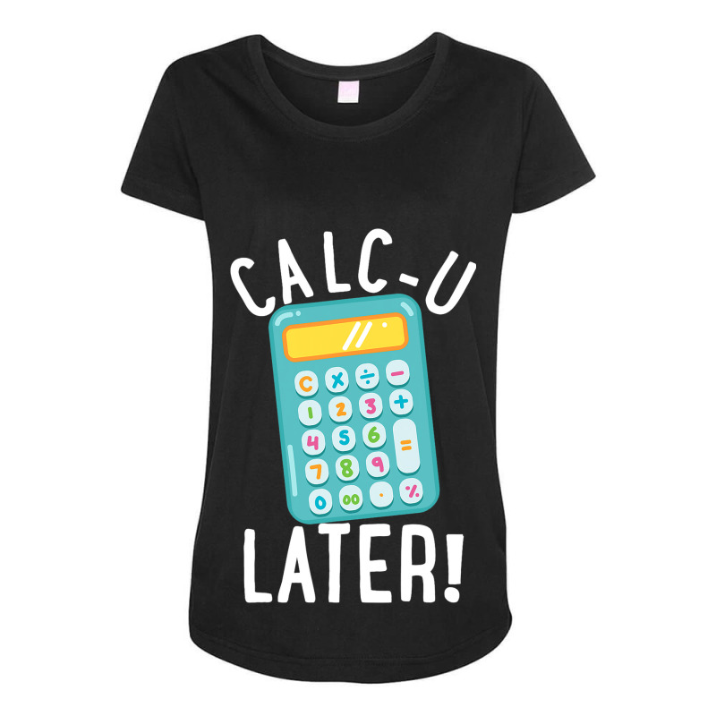 Calculater Accounting Funny Accountant Calculator Maternity Scoop Neck T-shirt by SweetCurl | Artistshot