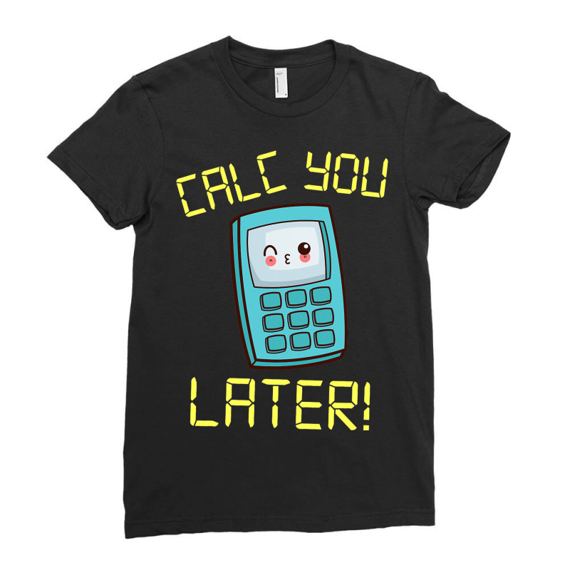 Calculator Calculator Accountant Finance Gift Ladies Fitted T-Shirt by Regorgeous | Artistshot