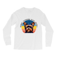 Best Yorkie Dad Ever Vintage 70s Style Yorkshire T Long Sleeve Shirts | Artistshot