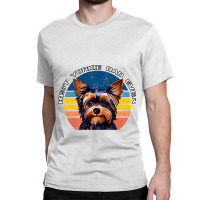 Best Yorkie Dad Ever Vintage 70s Style Yorkshire T Classic T-shirt | Artistshot