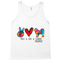 Alaskan Malamute Mom Dad Tie Dye Dog Paw Lover Tank Top | Artistshot