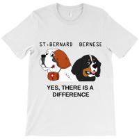 Bernese Mountain Dog And Saint Bernard Are Differe T-shirt | Artistshot