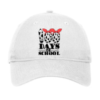 100 Days Of School Dog Lover Shirt 100 Days Smarte Adjustable Cap | Artistshot