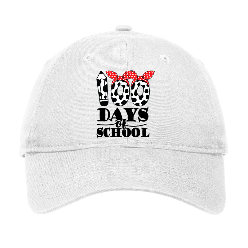 100 Days Of School Dog Lover Shirt 100 Days Smarte Adjustable Cap by KANDRAHERRING | Artistshot