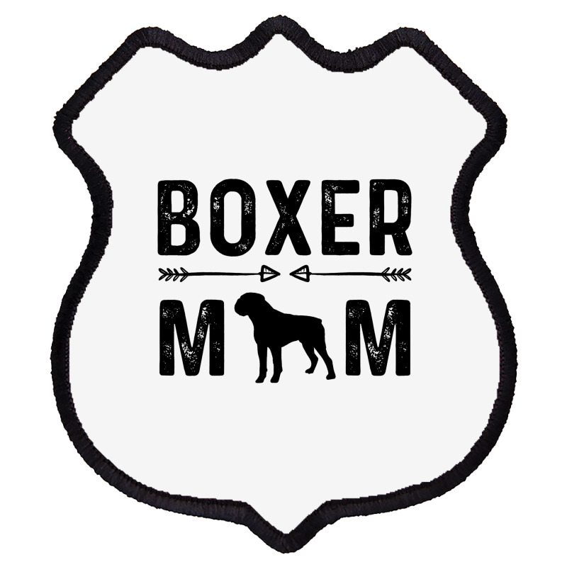 Boxer Mom Mama Dog Shield Patch | Artistshot