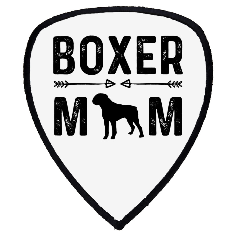 Boxer Mom Mama Dog Shield S Patch | Artistshot