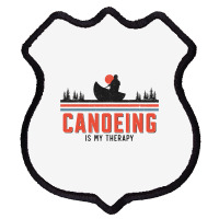 Canoe Canoeing Lake River Vintage Retro Canoeing I Shield Patch | Artistshot