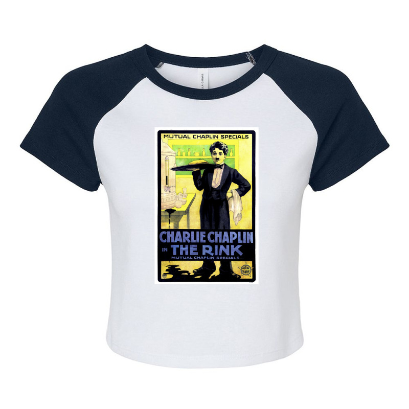 Proud  Chaplin Man For Men Women Raglan Crop Top by ElisaArtists | Artistshot