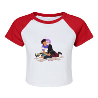 Retro Vintage Amity Blight Animations Characters Raglan Crop Top | Artistshot