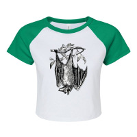 Classic Film  Fruit Bat Funny Gift Raglan Crop Top | Artistshot