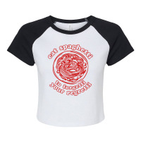 Eat Spaghetti To Forgetti Your Regretti Raglan Crop Top | Artistshot