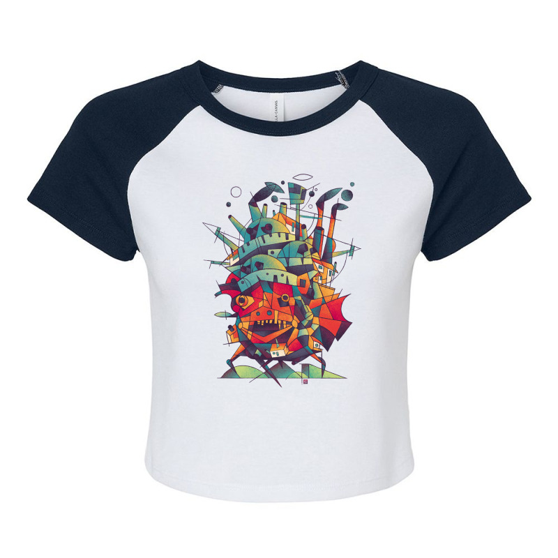 Moving Castle Raglan Crop Top by Jose-Rodriguez | Artistshot