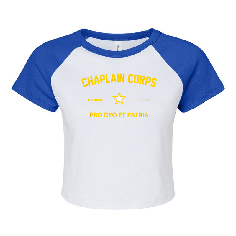 Us Army Chaplain Corps T Shirt Raglan Crop Top by zagelmaglime | Artistshot