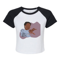 Character Animated Unbreakable Mens My Favorite Raglan Crop Top | Artistshot