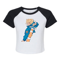 Trunks Raglan Crop Top | Artistshot