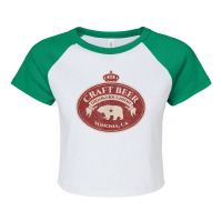 Craft Beer Drinkers Union   Sonoma California T Shirt Raglan Crop Top | Artistshot