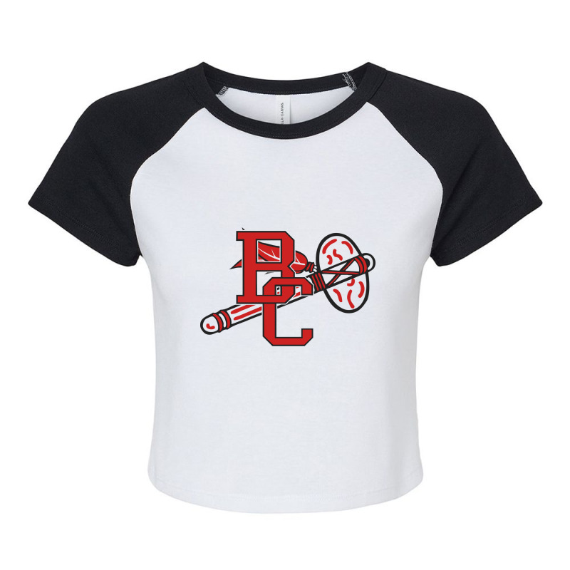 Bacone College Warriors Raglan Crop Top by Suminah | Artistshot