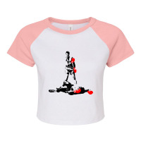 Graphic Vintage  Legend Music Kids Raglan Crop Top | Artistshot