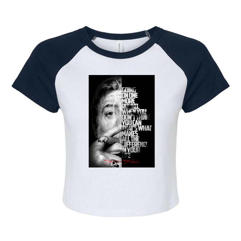 Women Men Stallone For Mens Womens Raglan Crop Top by PeytonArtists | Artistshot