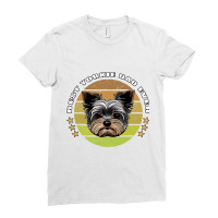 Best Yorkie Dad Ever Yorkshire Terrier Vintage Ret Ladies Fitted T-shirt | Artistshot