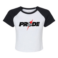 Pride Fighting Raglan Crop Top | Artistshot