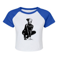 Classic Retro  Songwriter Women Men Raglan Crop Top | Artistshot