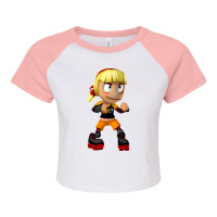 Cartoon Gifts Akai Suichi Mens Womens Raglan Crop Top | Artistshot