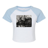 Music Vintage Daughter Funny Gifts Boys Girls Raglan Crop Top | Artistshot