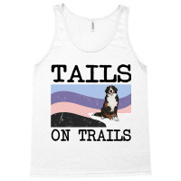 Bernese Mountain Dog Tails On Trails Funny Dog Hik Tank Top | Artistshot