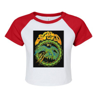 Graphic Movies  Metal Day Gifts Raglan Crop Top | Artistshot