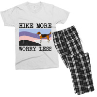 American Foxhound Hike More Worry Less Graphic Hik Men's T-shirt Pajama Set | Artistshot