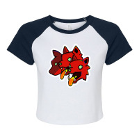 Cerberus Magnet Raglan Crop Top | Artistshot