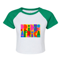 Pride Of Africa Flag National Pride Gift Raglan Crop Top | Artistshot