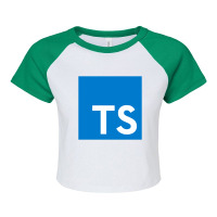 Typescript Raglan Crop Top | Artistshot