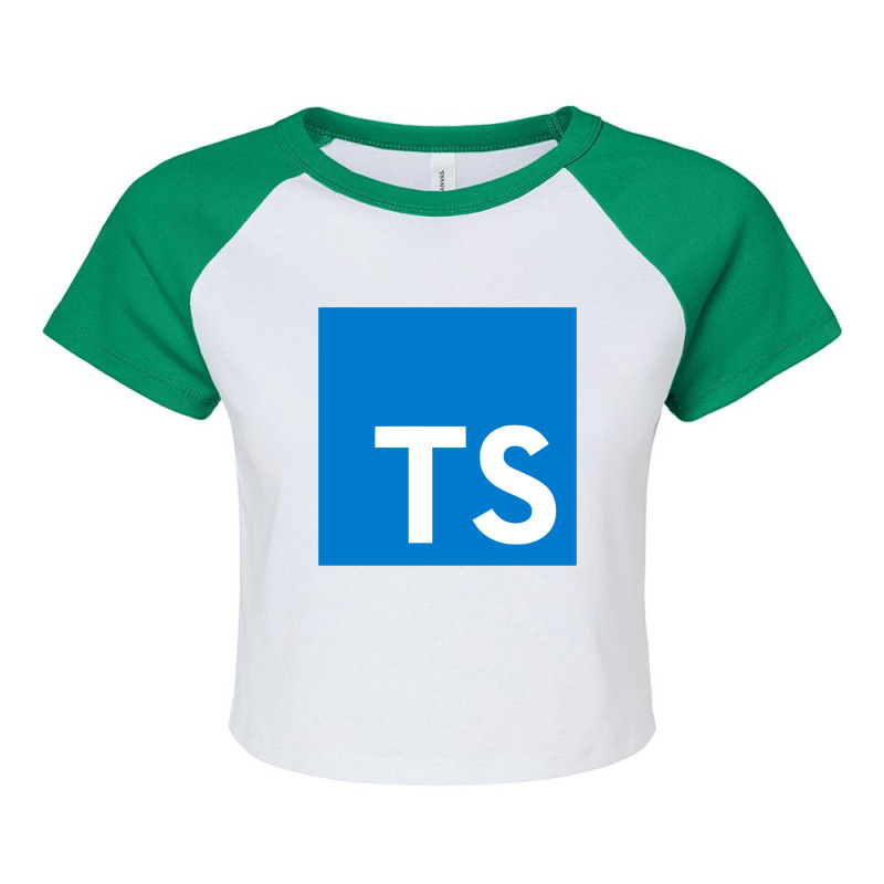 Typescript Raglan Crop Top by cm-arts | Artistshot