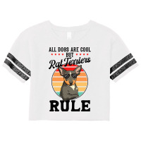 All Dogs Are Cool But Rat Terriers Rule Funny Rat  Scorecard Crop Tee | Artistshot