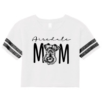 Airedale Mom Shirt Funny Dog Mom Airedale Terrier  Scorecard Crop Tee | Artistshot