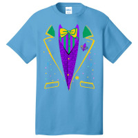 Mardi Gras Tuxedo Costume  Carnival Parade Design Basic T-shirt | Artistshot