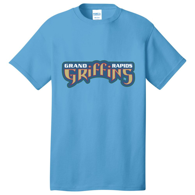 Grand Rapids Griffins Text Merch Basic T-shirt by ddylanleonardo | Artistshot