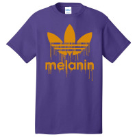 Dripping Melanin Basic T-shirt | Artistshot