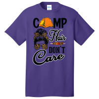 Ladies Camp Hair Don't Care Funny Outdoors Women Teen Girls T Shirt Basic T-shirt | Artistshot