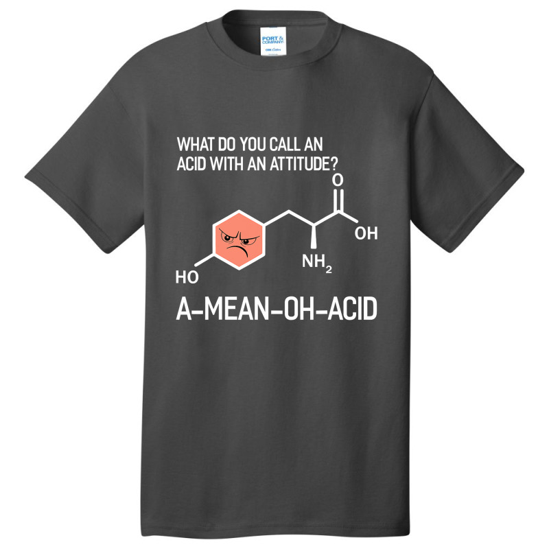 Humor Nerdy Chemistry T Shirt Gifts Amino Acid For Women Men Basic T-shirt by HUUY | Artistshot