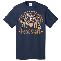 Rainbow Leopard Head Start Back To School Teacher Student T Shirt Basic T-shirt | Artistshot