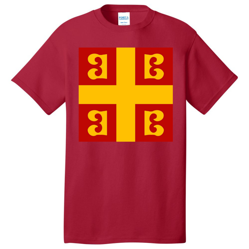 Byzantine Empire Flag Basic T-shirt by reinolumpkin | Artistshot